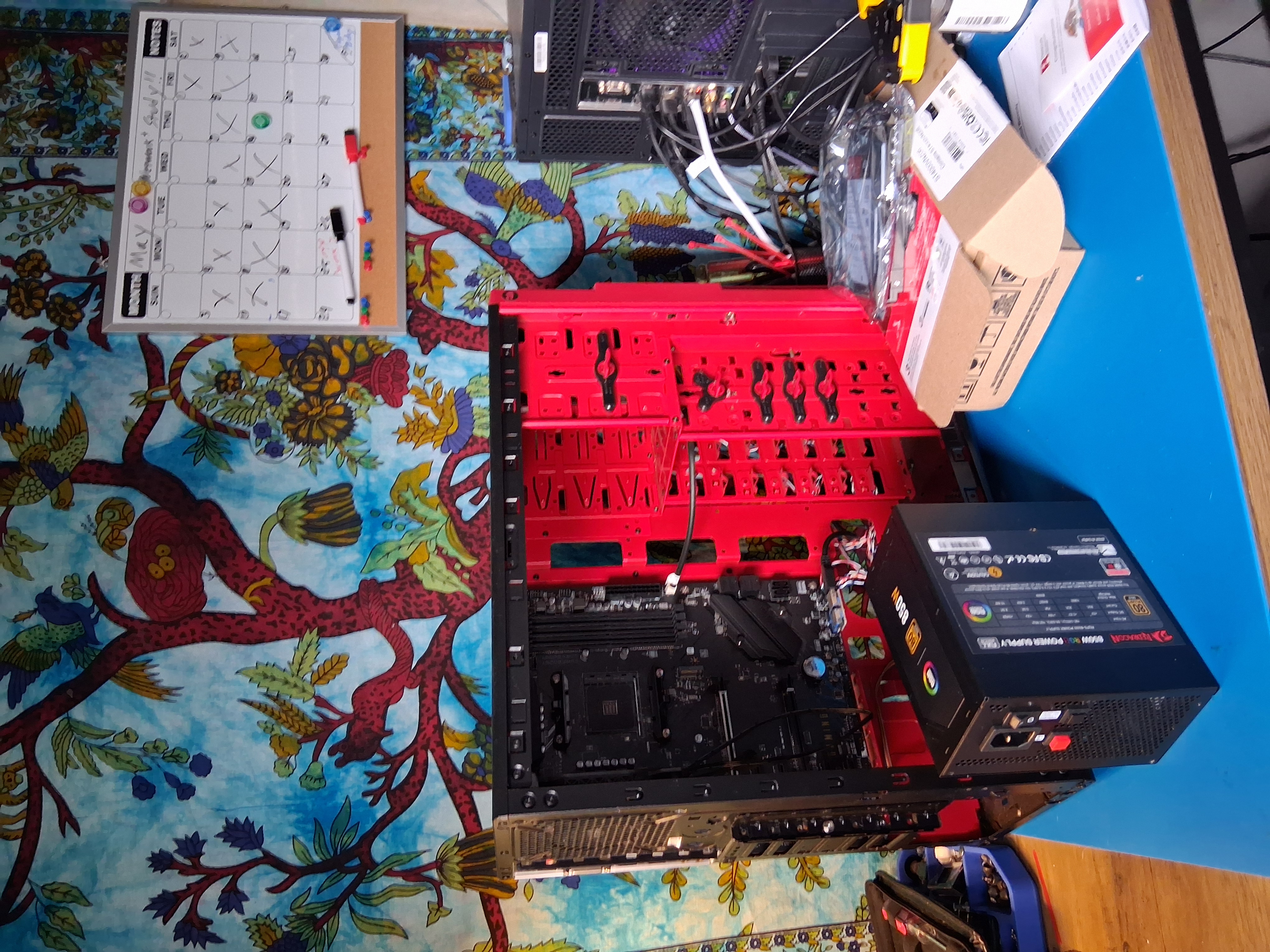 Red Case build progress 1